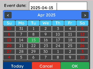Date Picker