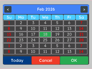Standalone Calendar